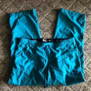 Grey's Anatomy Women's Teal Drawstring Scrub Pants